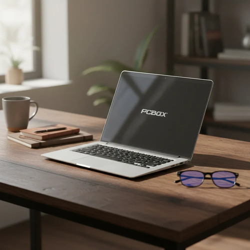 Notebook Pcbox Fire 4gb Ram 128 Ssd 14.1  Celeron N4020 Gris