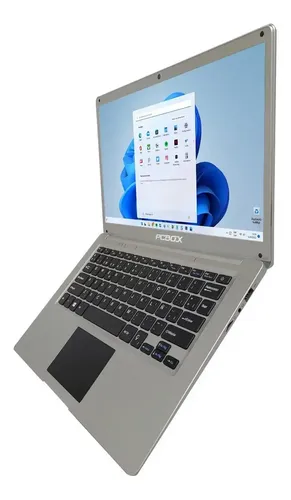 Notebook Pcbox Fire 4gb Ram 128 Ssd 14.1  Celeron N4020 Gris