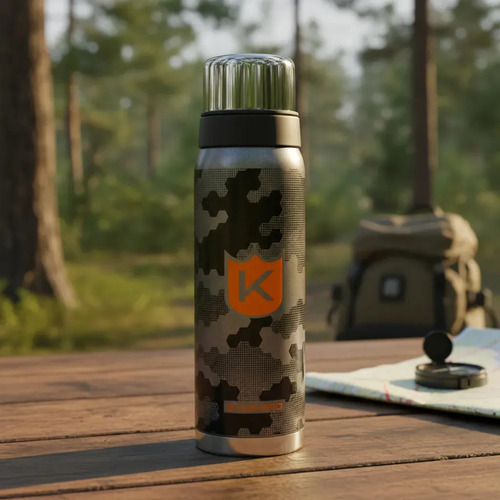 Termo Kushiro 900ml De Acero Inoxidable Hb-900-4 Color Camuflado