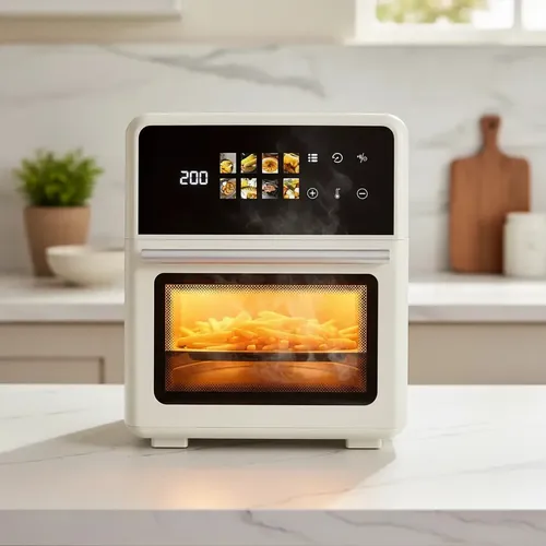 Horno Electrico Freidora De Aire Airfryer 10l Sin Aceite Crema
