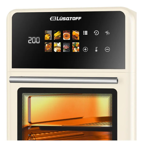 Horno Electrico Freidora De Aire Airfryer 10l Sin Aceite Crema