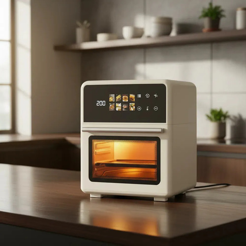 Horno Electrico Freidora De Aire Airfryer 10l Sin Aceite Crema