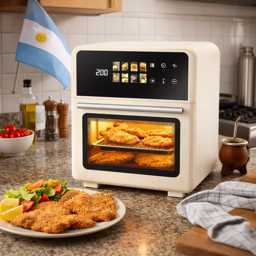 Horno Electrico Freidora De Aire Airfryer 10l Sin Aceite Crema