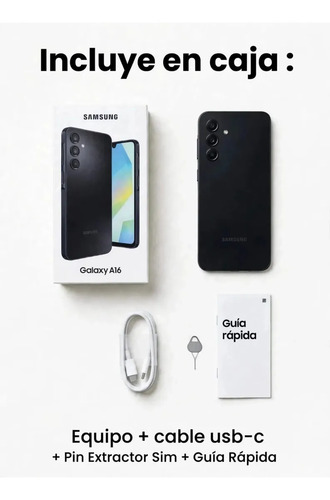 Teléfono Celular Samsung Galaxy A16 128 Gb 4 Gb De Ram Nfc Verde Claro