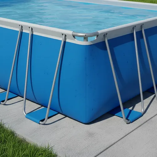 Pileta Pelopincho Xl 27000 Litros 330x630x130 + Escalera Azul