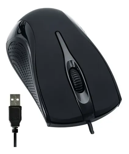 Ratón Óptico Argomtech Negro Maxi Usb 800 Dpi Modelo Arg-ms-0022