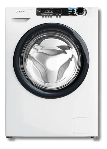 Lavarropa Drean 6kg 1000 Rpm C/frontal  B  Inverter Blanco Blanco