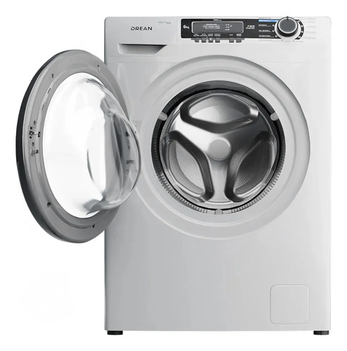 Lavarropa Drean 6kg 1000 Rpm C/frontal  B  Inverter Blanco Blanco