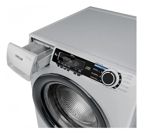 Lavarropa Drean 6kg 1000 Rpm C/frontal  B  Inverter Blanco Blanco
