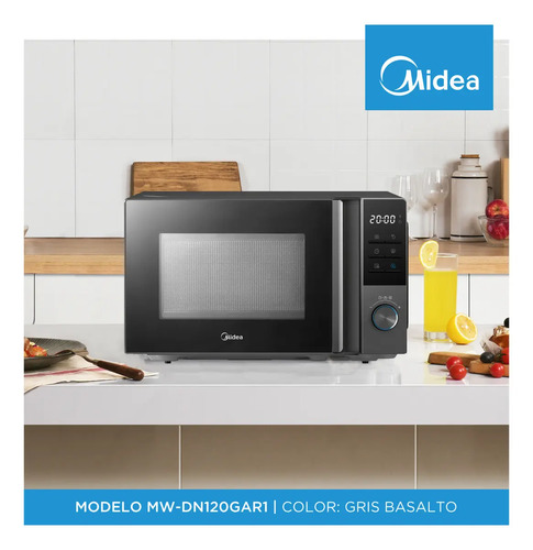 Horno Microondas Midea 20 Lts Digital 700w Gris