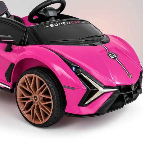 Auto Latapy A Bateria Vel Max 5kh/peso Max 20kg  Rosa Rosa