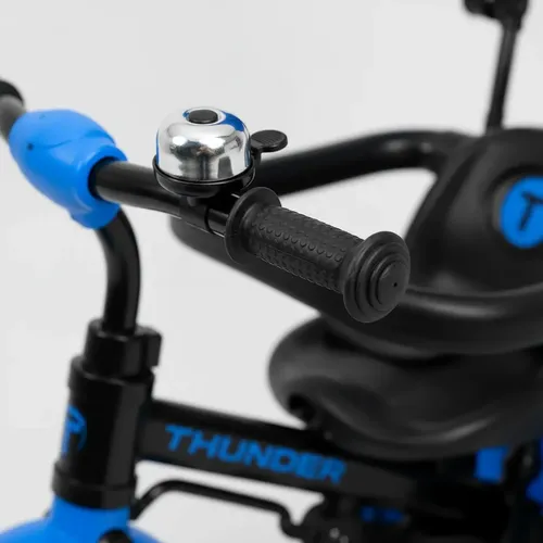 Triciclo Latapy Thunder 3 En1 C/capota/manija Celeste Celeste