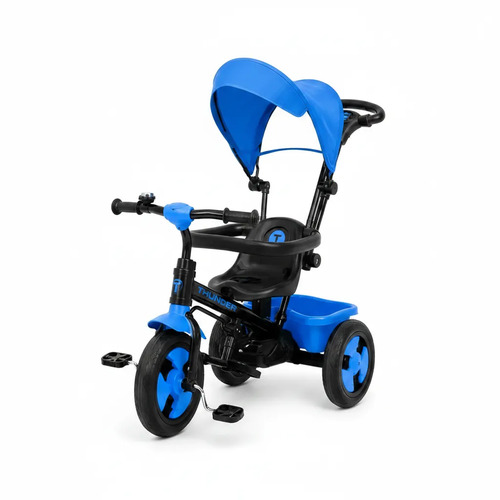 Triciclo Latapy Thunder 3 En1 C/capota/manija Celeste Celeste
