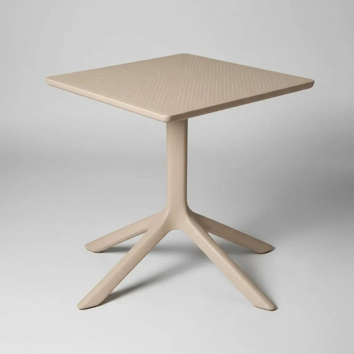 Mesa Plastica Cuadrada 0.80 Heniver Amanda Cappuccino Cappuccino