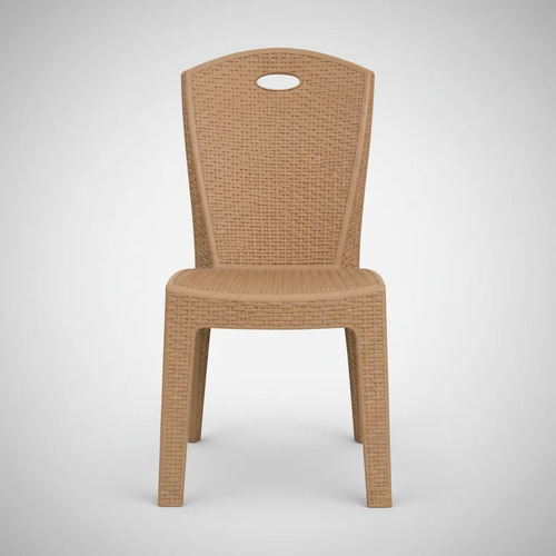 Silla Plastica Latapy Paris Simil Rattan Cappuccino Cappuccino Paris Simil