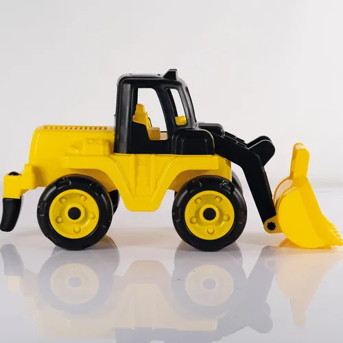 Tractor Dolu Andador Pata-pata Con Pala Amarillo Amarillo