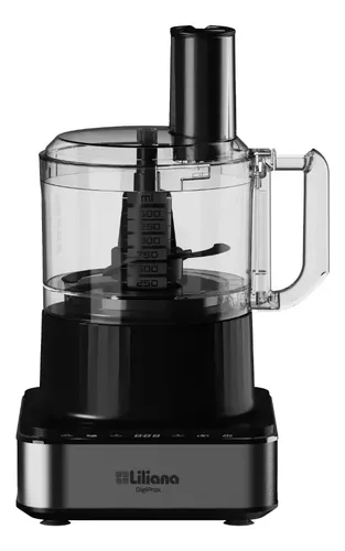 Procesadora Liliana Am795 Digipros 1.5lt 7 En 1 Digital 6vel Negro