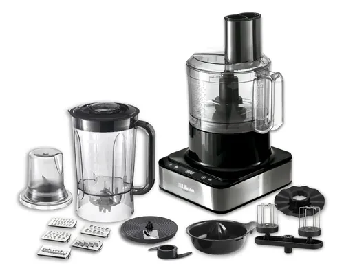 Procesadora Liliana Am795 Digipros 1.5lt 7 En 1 Digital 6vel Negro