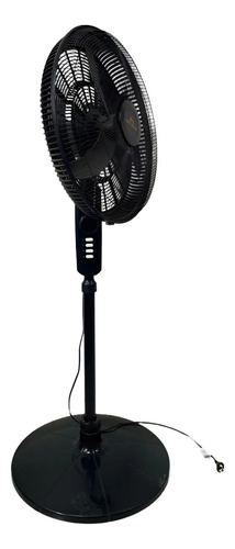 Ventilador De Pie 20 King-house Khp20 Silencioso 90w 3 Aspas 50.8 Cm 50 Negro Plástico 3