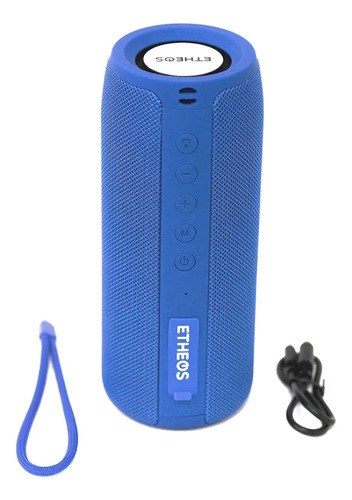 Parlante Etheos Prli10w Portátil Con Bluetooth Azul Azul