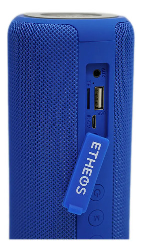 Parlante Etheos Prli10w Portátil Con Bluetooth Azul Azul