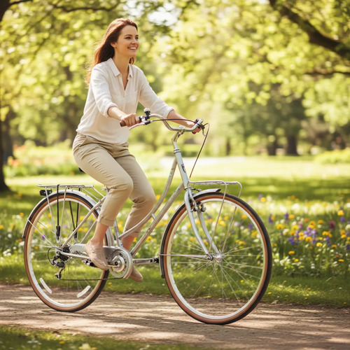 Bicicleta Futura Rod.28 Carolina Dama Paseo Gris Gris 28  
