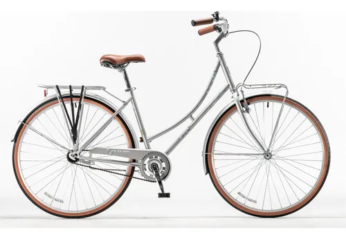 Bicicleta Futura Rod.28 Carolina Dama Paseo Gris Gris 28  