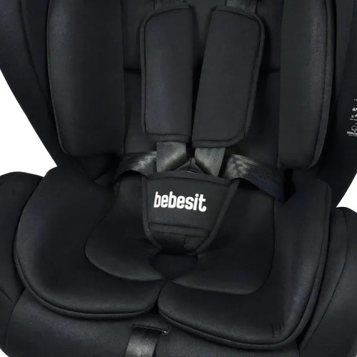 Butaca Bebesit P/auto Grupo 0/1/2 Hasta 25kg Negra Liso Negro