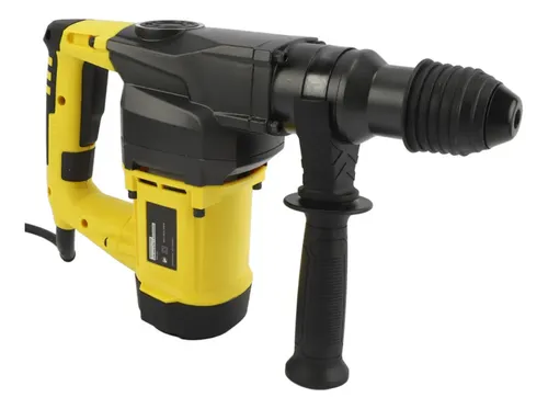 Rotomartillo Rotopercutor 1050w 5,5 Joules Con Maletín Y Accesorios Encastre Sds Plus Barovo Rpb-25a Amarillo 50 Hz