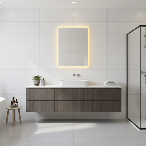 Espejo Gloa 5070 Rectangular Gris