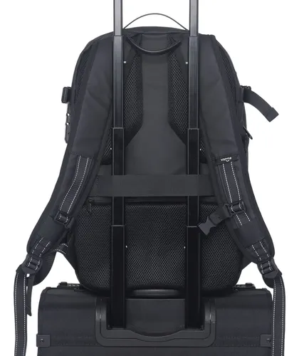 Mochila De Viaje Con Sistema De Vacío Compresión Camping Negro Nylon 900d
