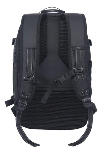 Mochila De Viaje Con Sistema De Vacío Compresión Camping Negro Nylon 900d