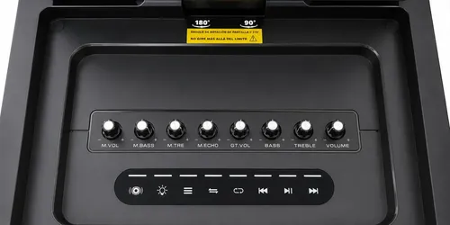 Parlante Portatil King-house 100w C/pantalla 14.1 Tactil Negro