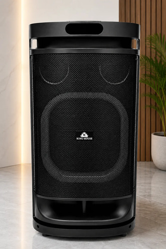 Parlante Portatil King-house 80w Con Pantalla 14.1  Tactil Negro