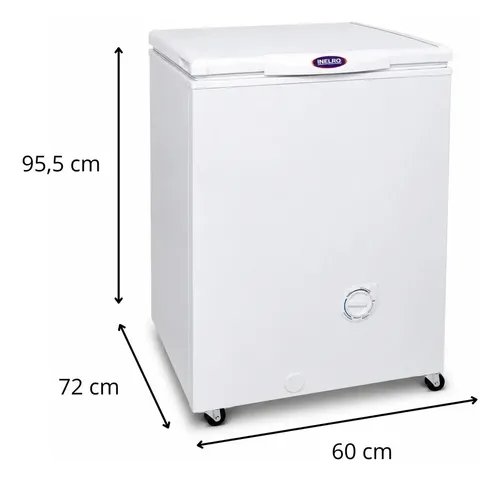 Freezer Inelro Fih-130 Inverter 135l Blanco