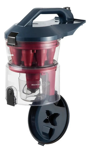 Aspiradora Liliana Cyclopower 2000w 2l Doble Filtro Azul Azul