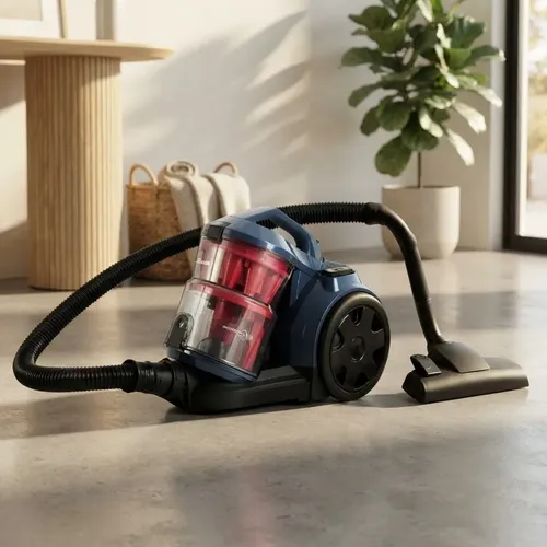 Aspiradora Liliana Cyclopower 2000w 2l Doble Filtro Azul Azul