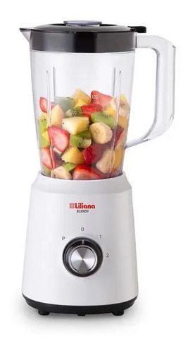 Licuadora Liliana Al300 Blendy 1.5 Lts 600w 2 Vel Pica Hielo Blanco