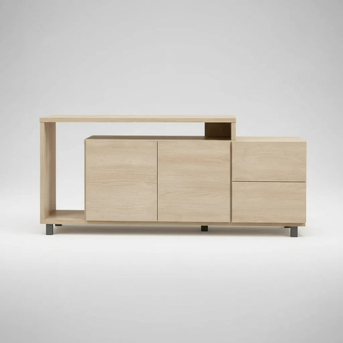 Mesa T.v. Rack Platinum 180 X 62 2p 2c Color Savanna Savanna