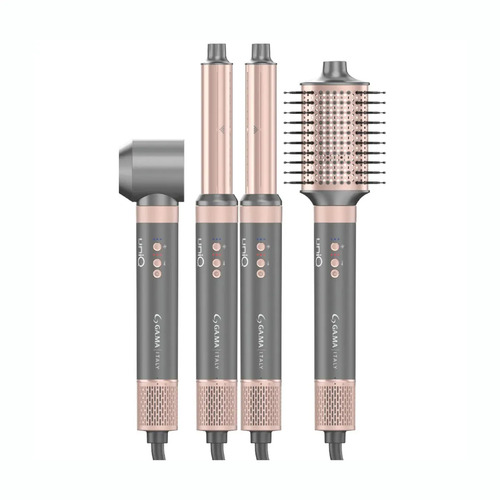 Cepillo Modelador Ga-ma  Multistyler 4 En 1 Gris Oscuro