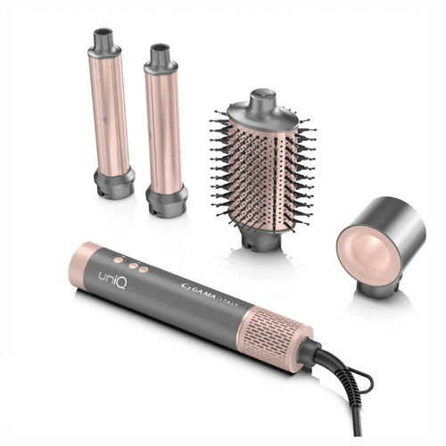 Cepillo Modelador Ga-ma  Multistyler 4 En 1 Gris Oscuro