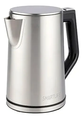 Pava Eléctrica Smartlife Sl-ekd1520 1.7l Inox Digital Color Plateado