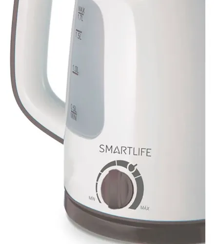 Pava Eléctrica Smartlife Sl-ek1714 Blanca 1.7l Blanco