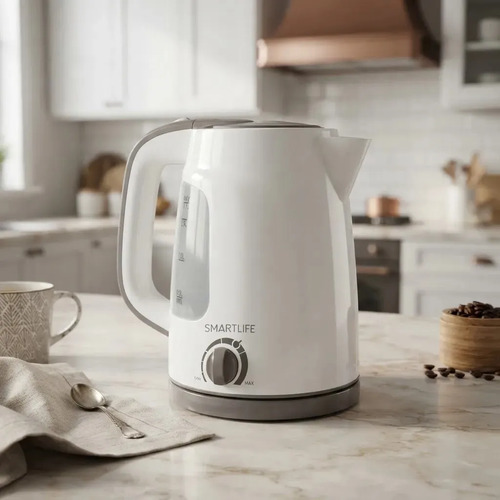 Pava Eléctrica Smartlife Sl-ek1714 Blanca 1.7l Blanco