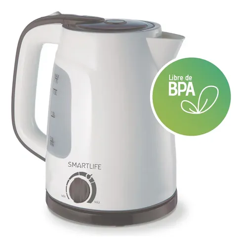 Pava Eléctrica Smartlife Sl-ek1714 Blanca 1.7l Blanco