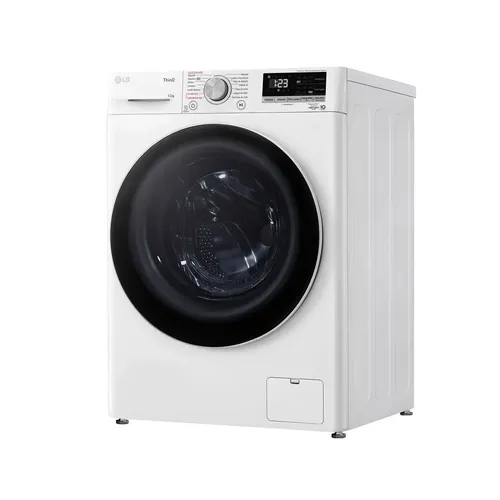 Lavarropas LG 12 Kg Carga Frontal Inverter Blanco Blanco