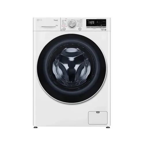Lavarropas LG 12 Kg Carga Frontal Inverter Blanco Blanco