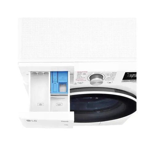 Lavarropas LG 12 Kg Carga Frontal Inverter Blanco Blanco