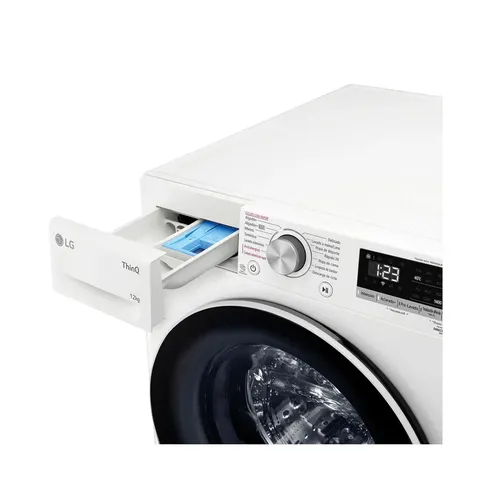 Lavarropas LG 12 Kg Carga Frontal Inverter Blanco Blanco