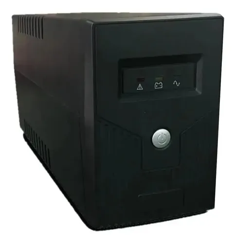 Ups Estabilizador Atomlux Ups500@ 300va 2 Tomas Autonomía 15 Min Negro